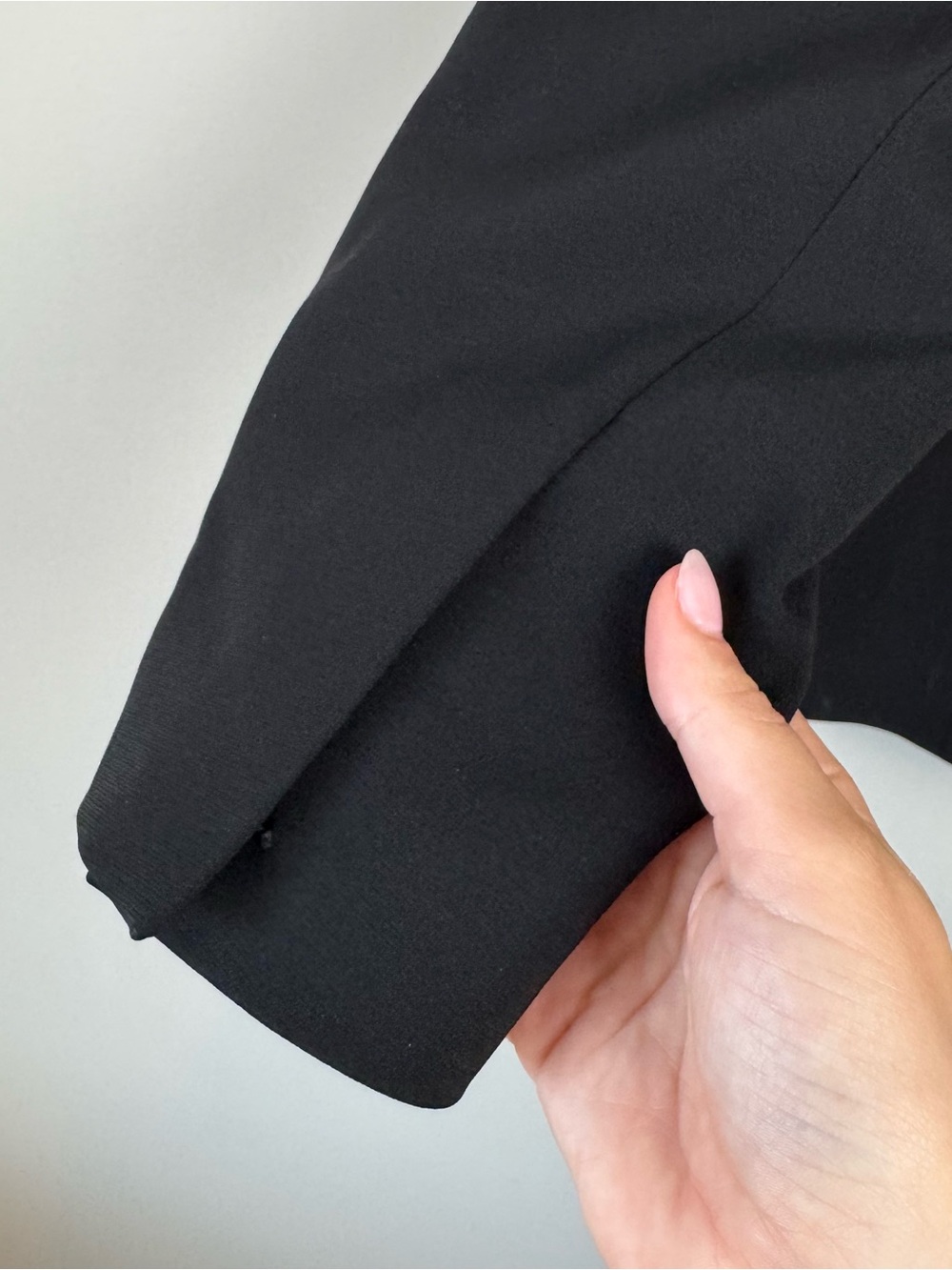 Theory Collarless Tuxedo Crepe Black Blazer 12 - Picture 9 of 11